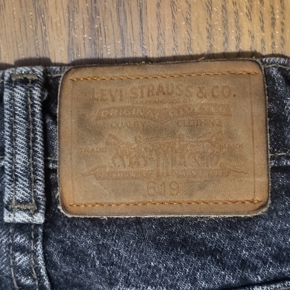 Vintage Levi's 619 Orange Tab Made in Canada Distressed Straight Jeans 30x31 B68 - Picture 11 of 12